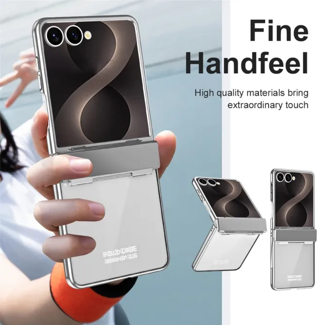 Coque Samsung Galaxy Z Flip 8 Électroplaquée Transparente
