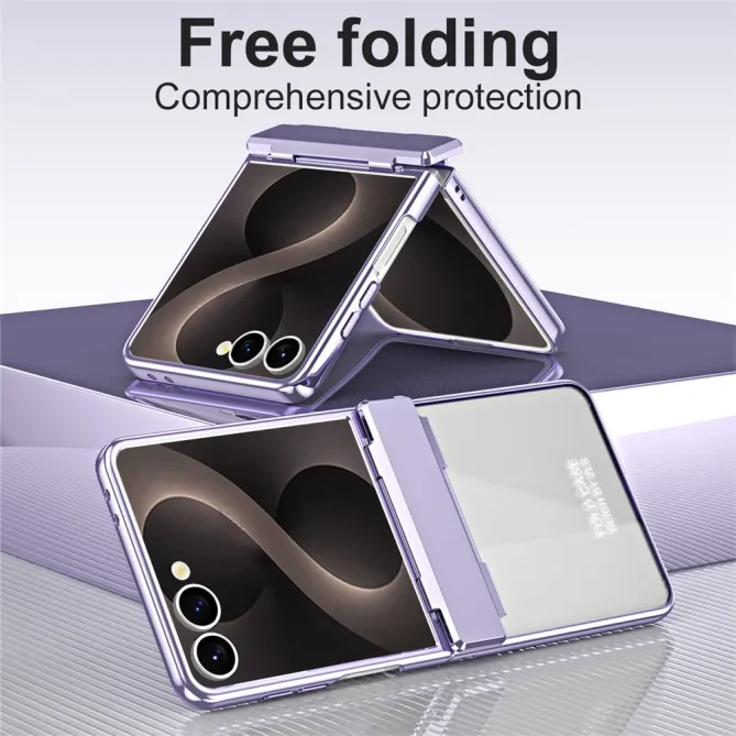 Coque Samsung Galaxy Z Flip 8 Électroplaquée Transparente