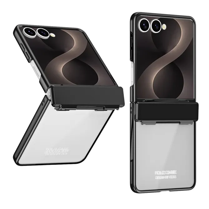 Coque Samsung Galaxy Z Flip 8 Électroplaquée Transparente
