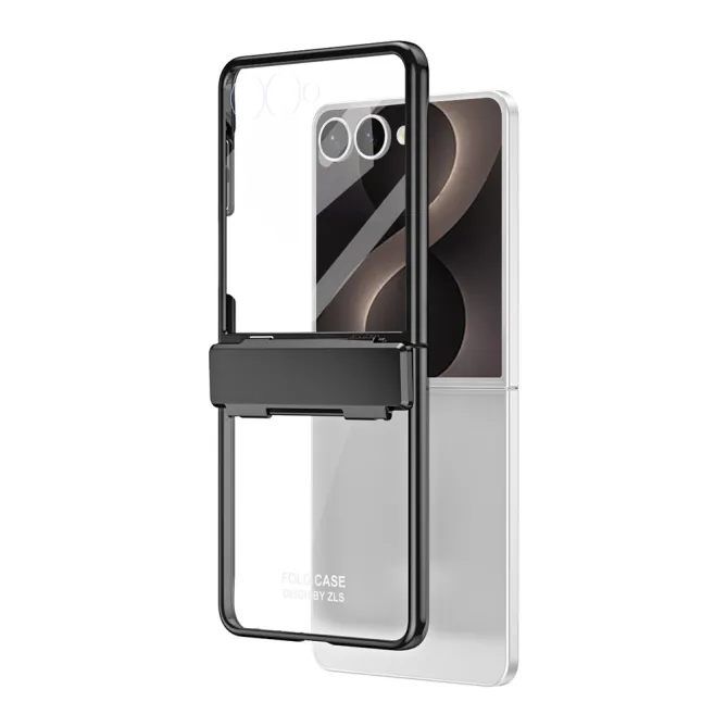Coque Samsung Galaxy Z Flip 8 Électroplaquée Transparente