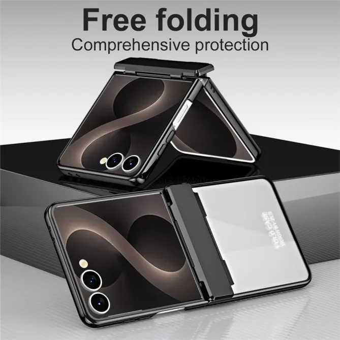 Coque Samsung Galaxy Z Flip 8 Électroplaquée Transparente