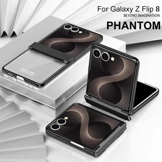 Coque Samsung Galaxy Z Flip 8 Électroplaquée Transparente