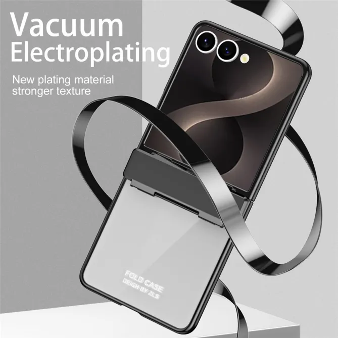 Coque Samsung Galaxy Z Flip 8 Électroplaquée Transparente