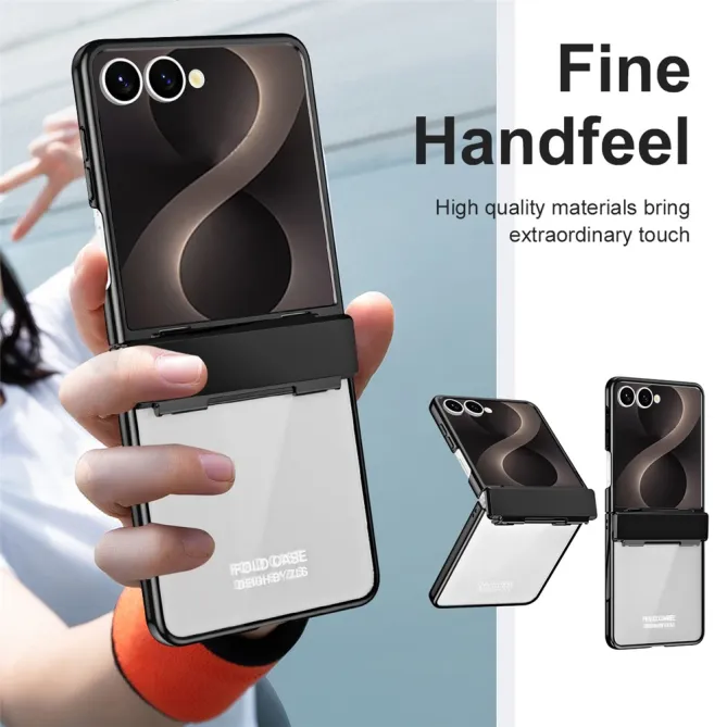 Coque Samsung Galaxy Z Flip 8 Électroplaquée Transparente