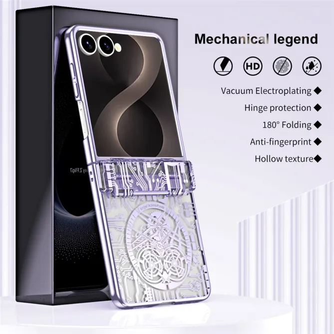 Coque Samsung Galaxy Z Flip 8 Mechanical Legend avec film protecteur