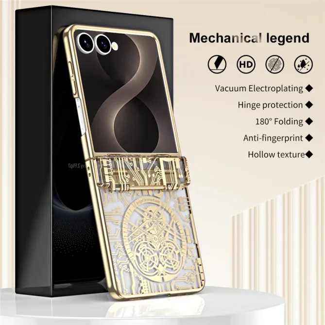 Coque Samsung Galaxy Z Flip 8 Mechanical Legend avec film protecteur