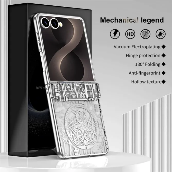 Coque Samsung Galaxy Z Flip 8 Mechanical Legend avec film protecteur