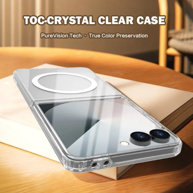 Coque Samsung Galaxy Z Flip 8 Transparente Magnétique TOC Series