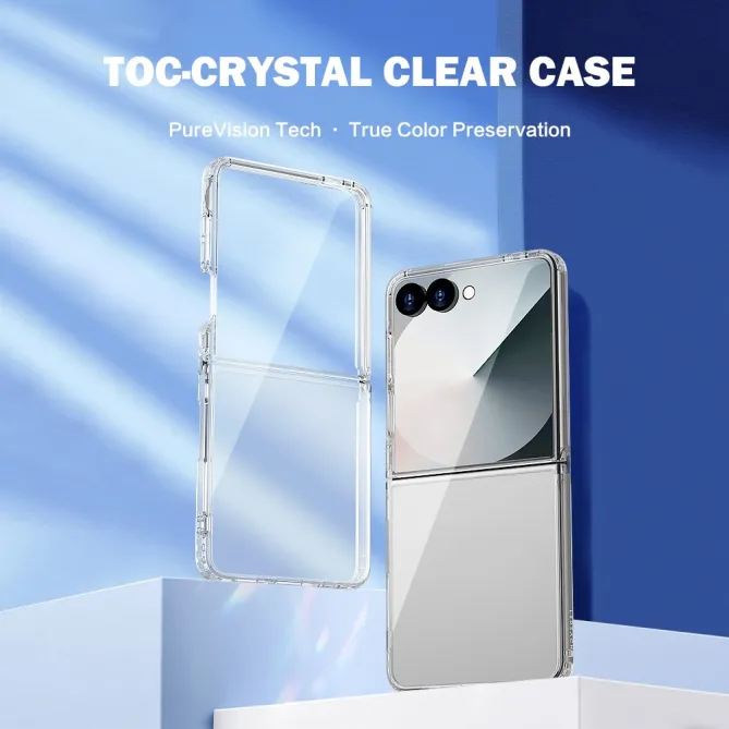 Coque Samsung Galaxy Z Flip 8 Transparente TOC Series