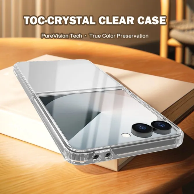 Coque Samsung Galaxy Z Flip 8 Transparente TOC Series