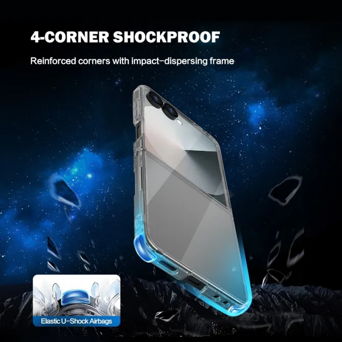 Coque Samsung Galaxy Z Flip 8 Transparente TOC Series