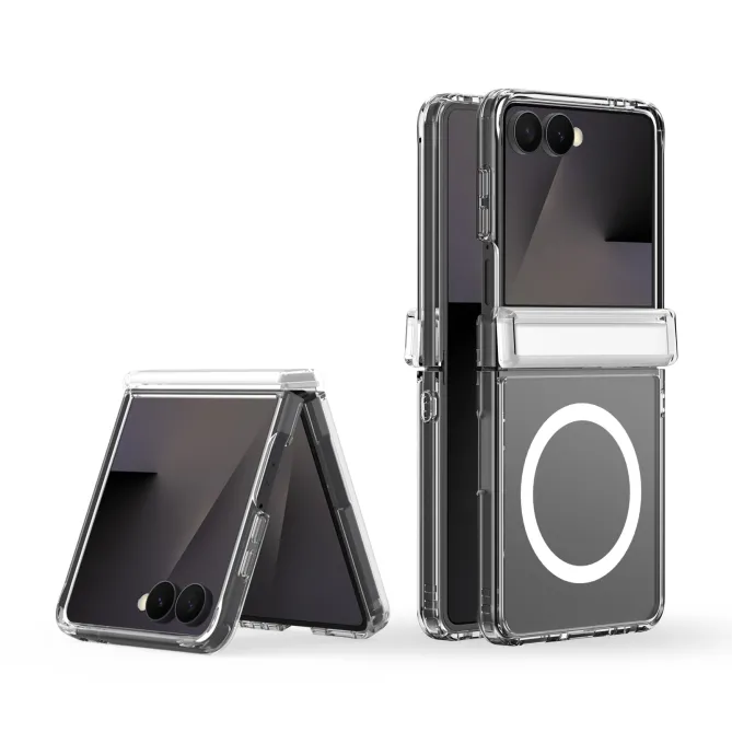 Coque Samsung Galaxy Z Flip 8 Clin Series Transparente Magnétique
