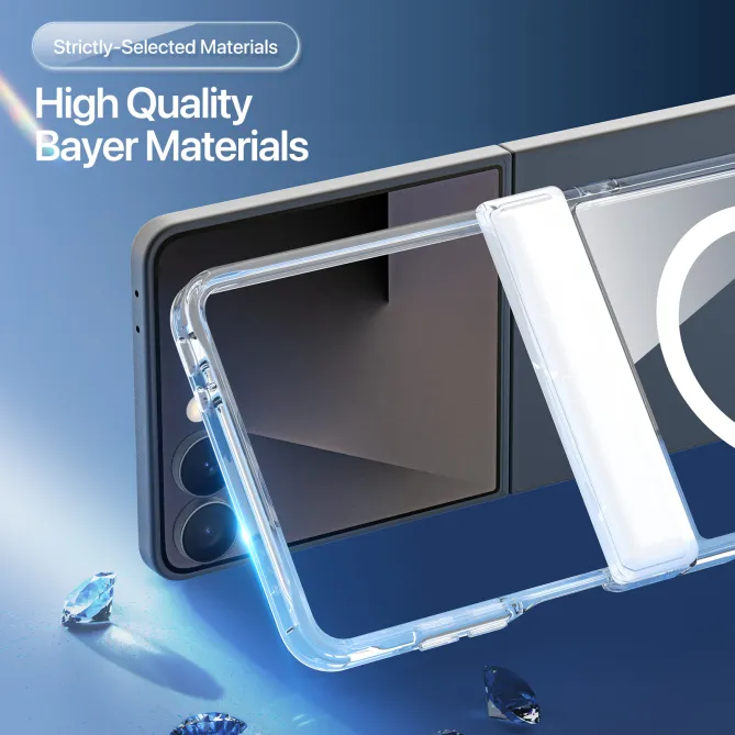 Coque Samsung Galaxy Z Flip 8 Clin Series Transparente Magnétique