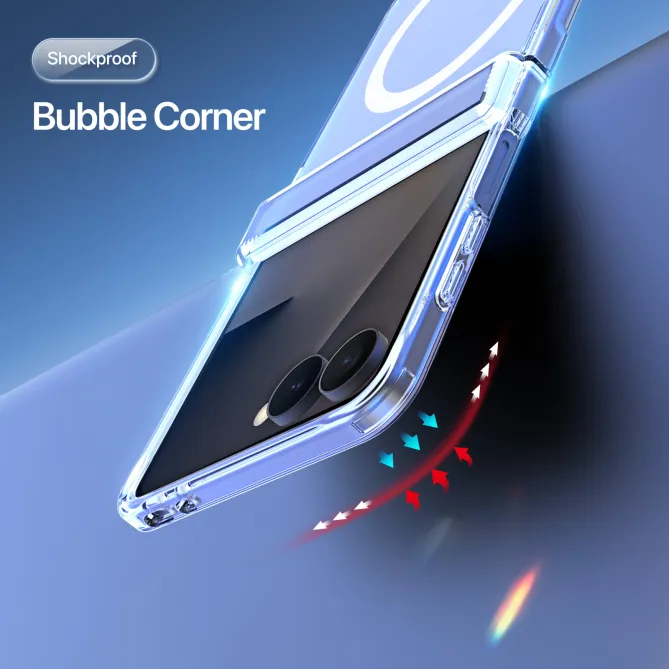 Coque Samsung Galaxy Z Flip 8 Clin Series Transparente Magnétique