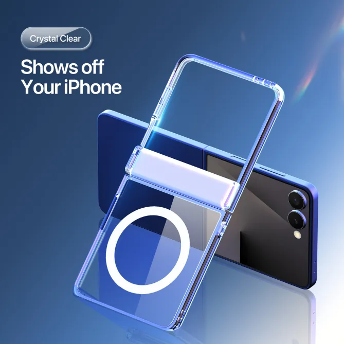 Coque Samsung Galaxy Z Flip 8 Clin Series Transparente Magnétique