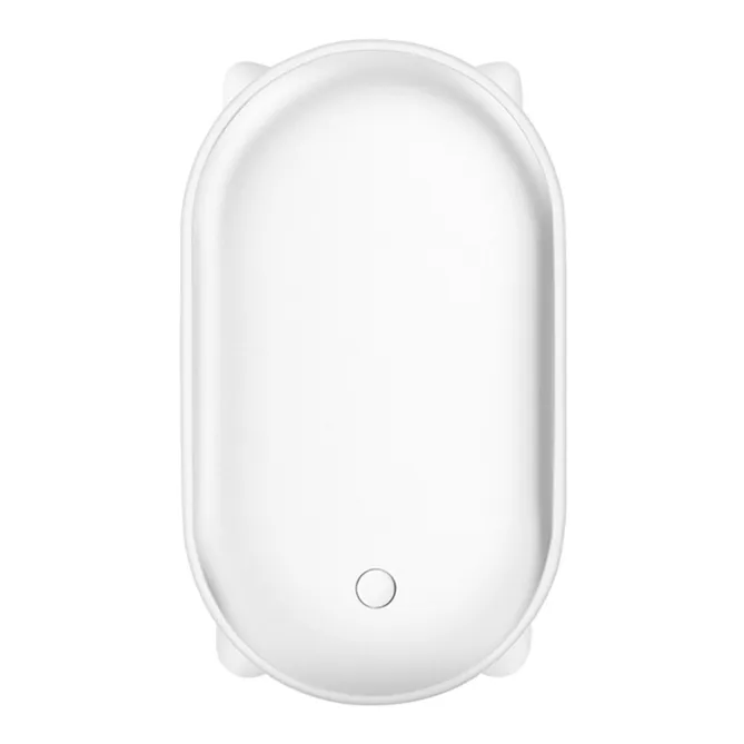 Chauffe-mains 2-en-1 design oreilles de chat 10000mAh batterie externe