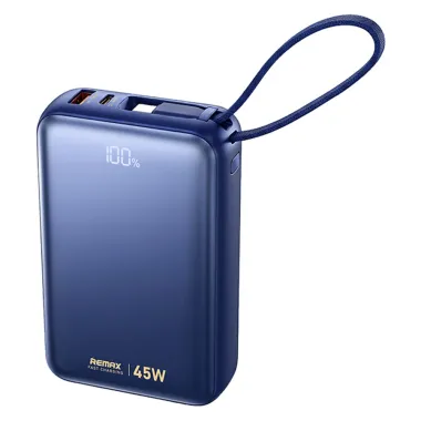 Batterie externe AS-182-45 20000mAh PD 45W câbles intégrés