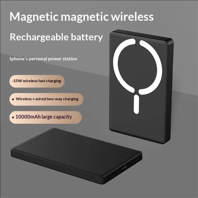 Batterie externe magnétique C26 10000mAh MagSafe sans fil 15W