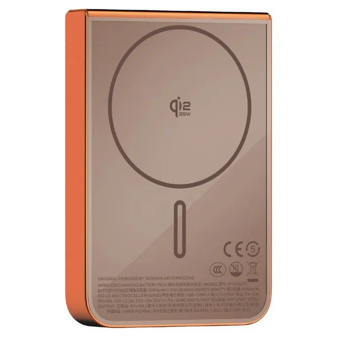 Batterie externe magnétique 1-Power S.Pass2 Qi2 25W PD 30W