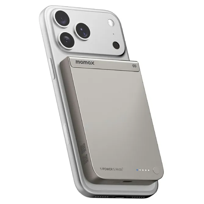 Batterie externe magnétique 1-Power S.Pass2 Qi2 25W PD 30W