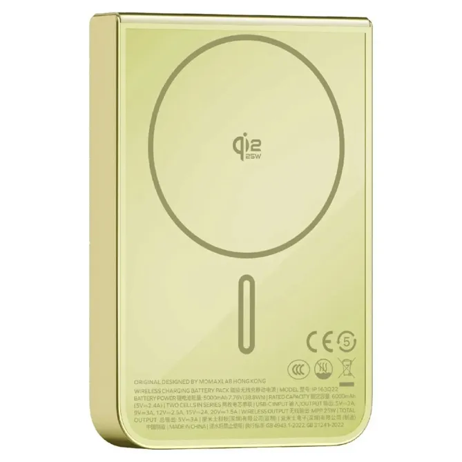Batterie externe magnétique 1-Power S.Pass2 Qi2 25W PD 30W
