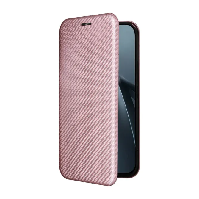 Housse Xiaomi 17T Simili Cuir Style Fibre de Carbone