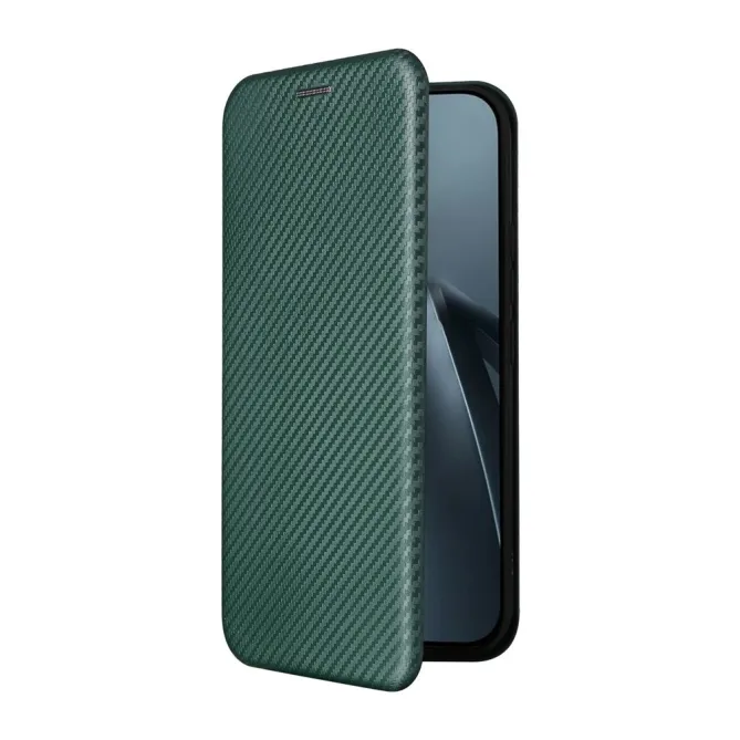 Housse Xiaomi 17T Simili Cuir Style Fibre de Carbone
