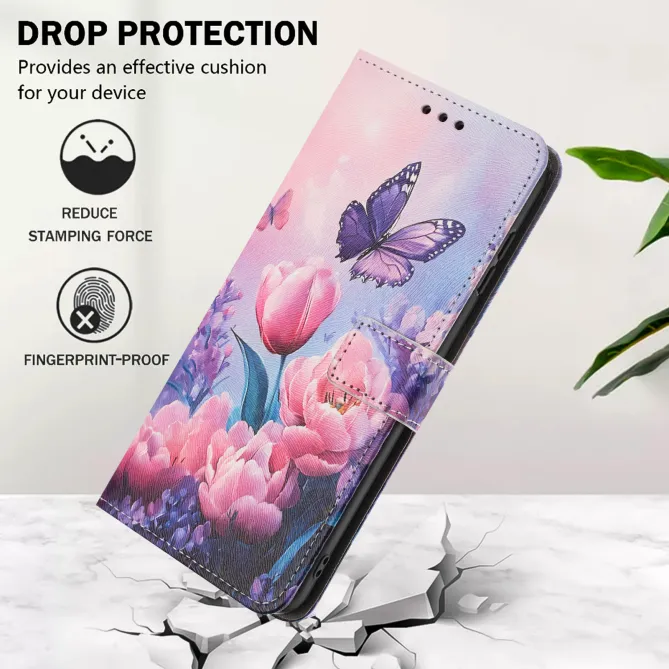 Housse Xiaomi 17T Tulipes et Papillon