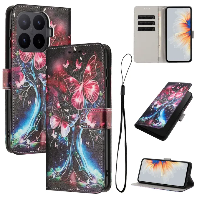 Housse Xiaomi 17T Papillon Fantaisie Arbre Magique