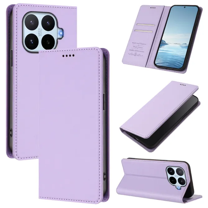 Housse Xiaomi 17T Simili Cuir Grainé Porte-Cartes Surpiqûres Contrastées