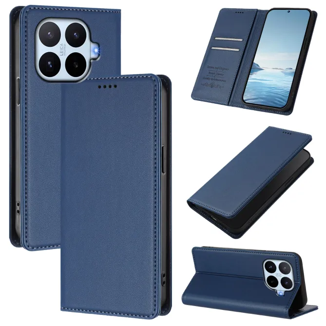 Housse Xiaomi 17T Simili Cuir Grainé Porte-Cartes Surpiqûres Contrastées