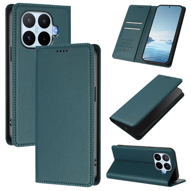 Housse Xiaomi 17T Simili Cuir Grainé Porte-Cartes Surpiqûres Contrastées