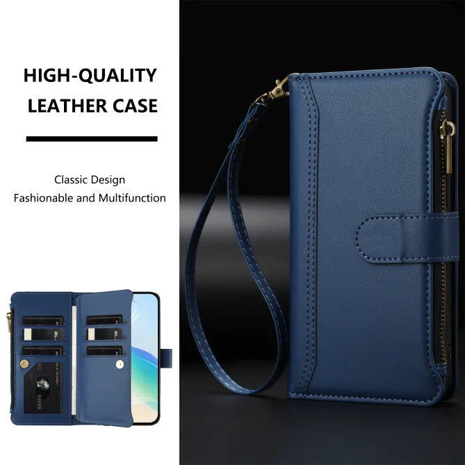 Housse Xiaomi 17T ORGANIZER Simili Cuir Multi-Rangements Dragonne