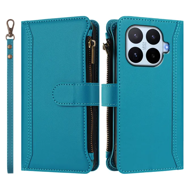 Housse Xiaomi 17T ORGANIZER Simili Cuir Multi-Rangements Dragonne