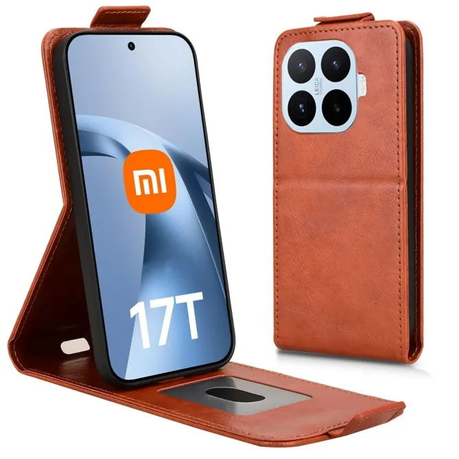 Housse Xiaomi 17T simili cuir avec rabat verticale