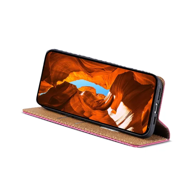 Housse Cuir Véritable Honor 600 Lite Rabat Flip Porte-Cartes RFID