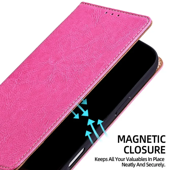 Housse Cuir Véritable Honor 600 Lite Rabat Flip Porte-Cartes RFID