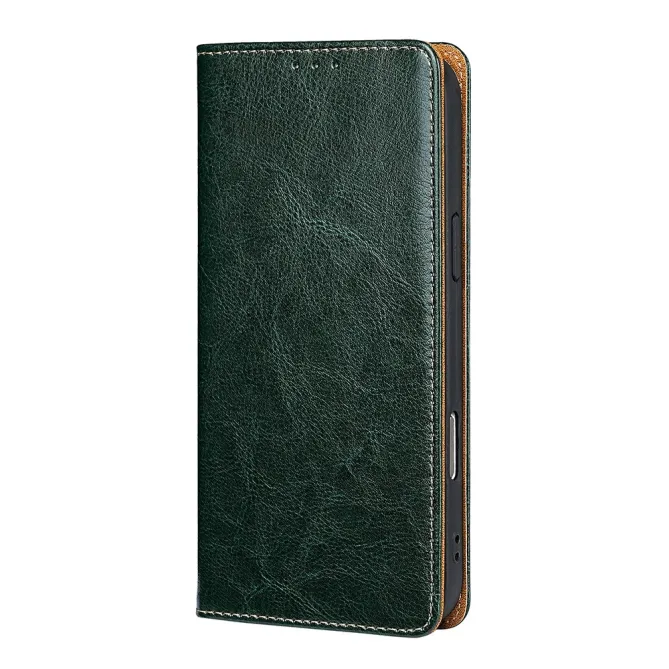 Housse Cuir Véritable Honor 600 Lite Rabat Flip Porte-Cartes RFID