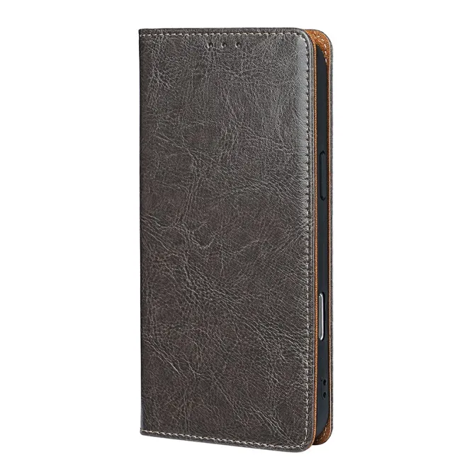 Housse Cuir Véritable Honor 600 Lite Rabat Flip Porte-Cartes RFID