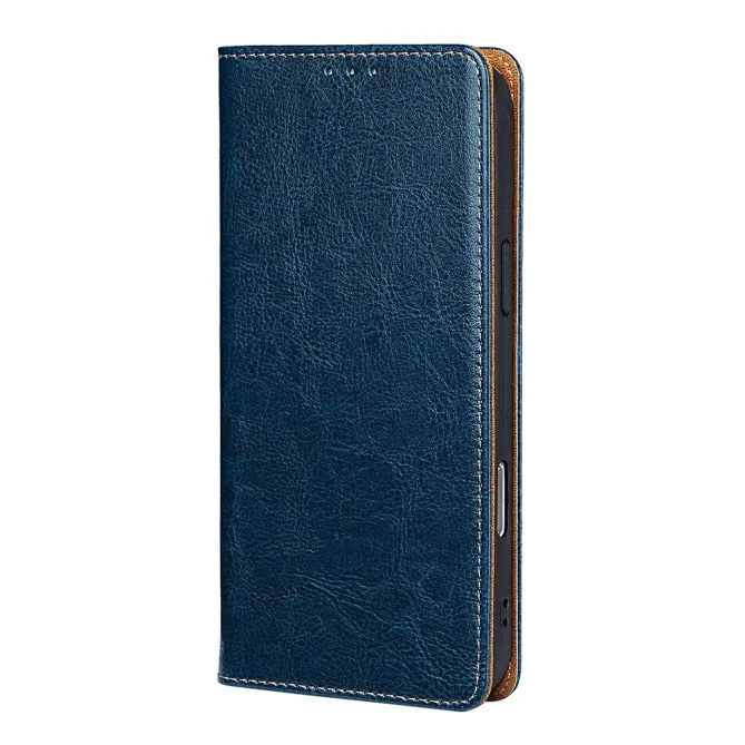 Housse Cuir Véritable Honor 600 Lite Rabat Flip Porte-Cartes RFID