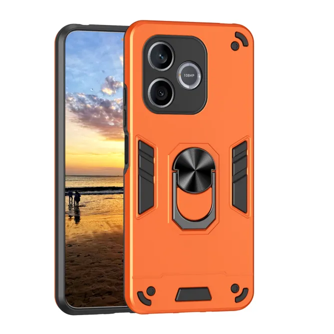 Coque Honor 600 Lite, avec anneau et 2 verres trempés