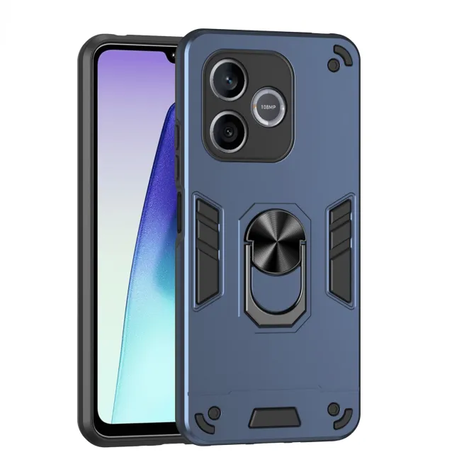 Coque Honor 600 Lite, avec anneau et 2 verres trempés