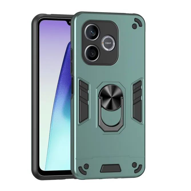 Coque Honor 600 Lite, avec anneau et 2 verres trempés