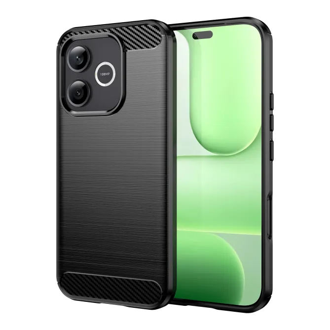 Coque Honor 600 Lite Carbone Brossé avec Verre Trempé