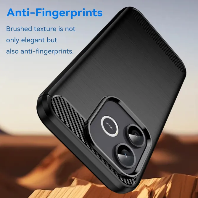 Coque Honor 600 Lite Carbone Brossé avec Verre Trempé