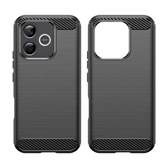 Coque Honor 600 Lite Carbone Brossé avec Verre Trempé