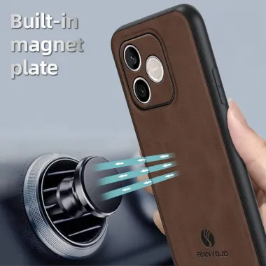 Coque Honor 600 Lite finition cuir rétro | Éloïse