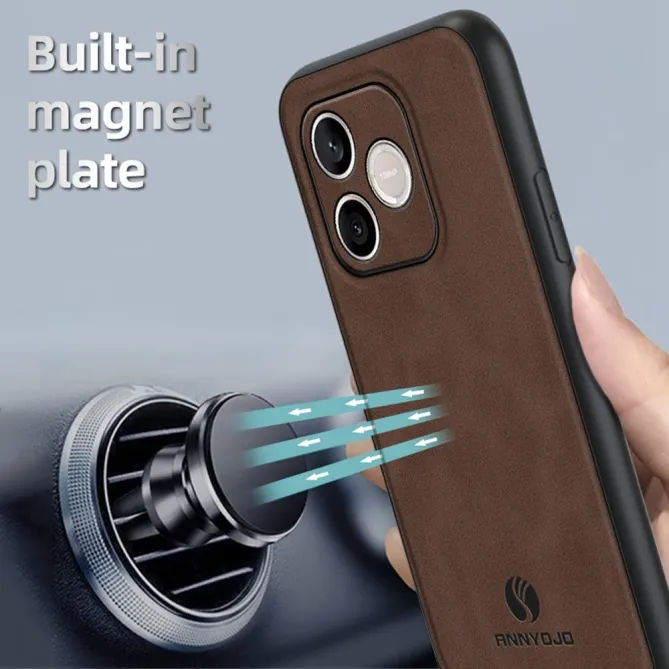 Coque Honor 600 Lite finition cuir rétro | Éloïse