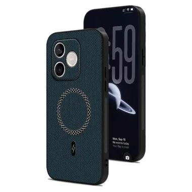 Coque Honor 600 Lite Magnétique Style Nylon