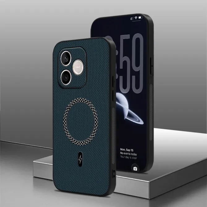 Coque Honor 600 Lite Magnétique Style Nylon